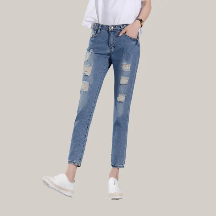 Ripped jeans Dark blue