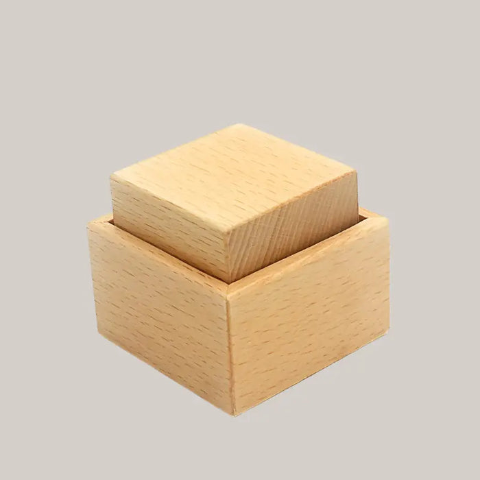 Practice grasping toys Wood color