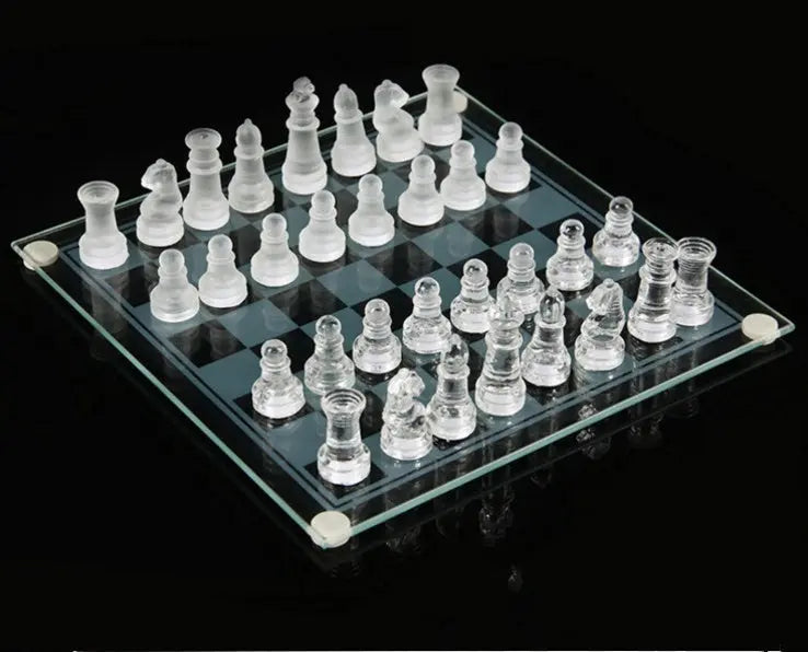 Glass chess M 25x25cm