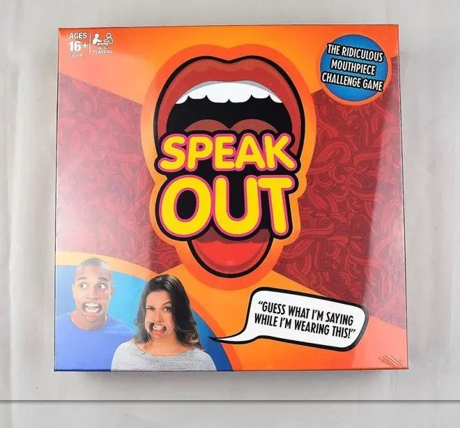 Speak Out Chess Board Set Mouth Opener Games Prop default