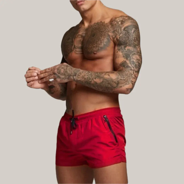 Breathable Waterproof Shorts Red