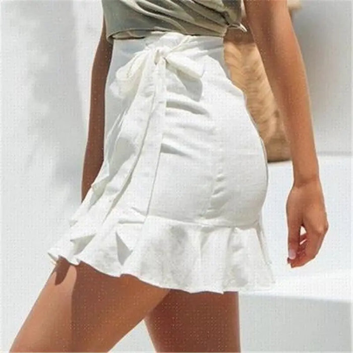 Skirt dresses White