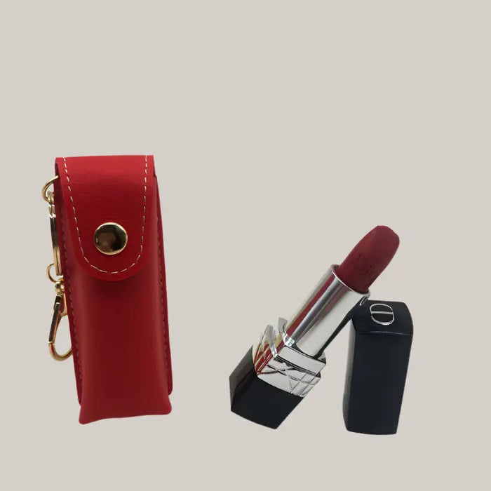 Lipstick Storage Bag Set Red