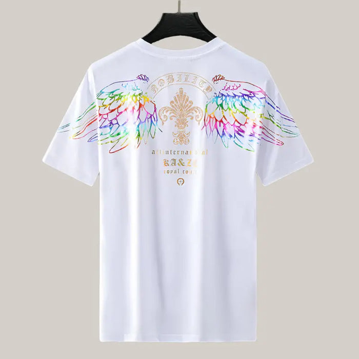 Men S Hot Stamping Process Men S Fashion White