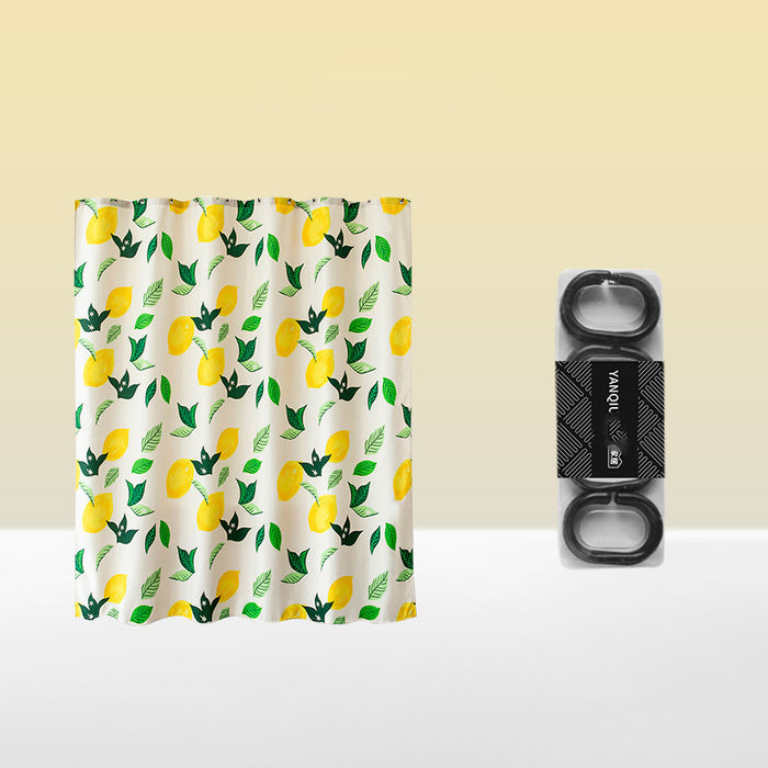 Punch-Free Magnetic Anti-Mold Shower Curtain A