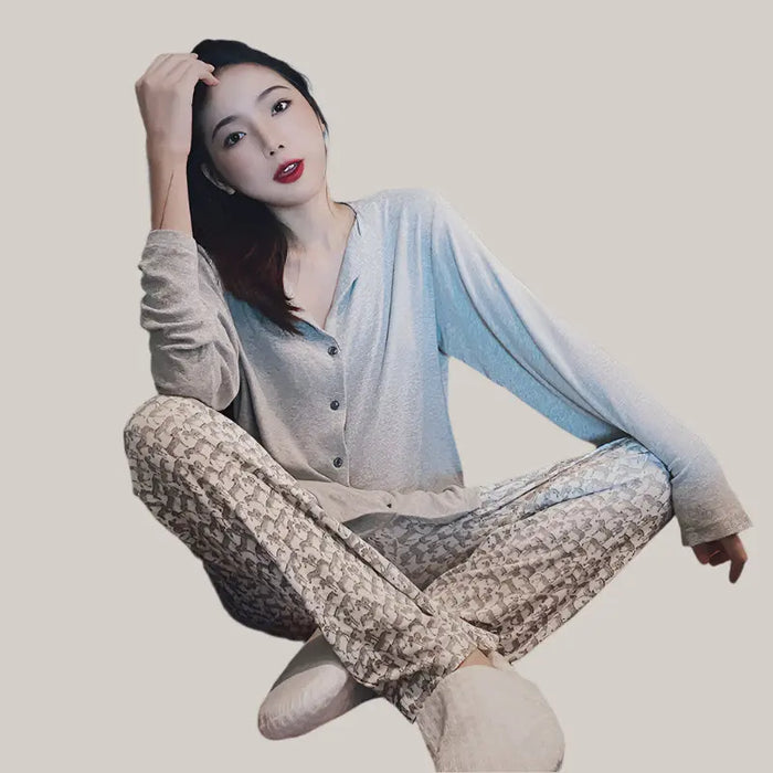 Pajamas For Women Grey zebra