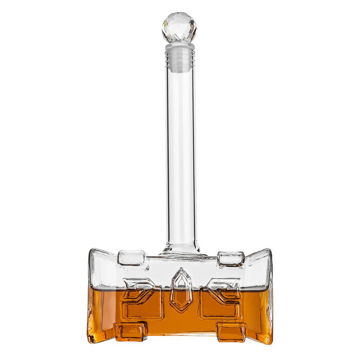 Creative 3D Stereo Hammer Hip Flask Transparent