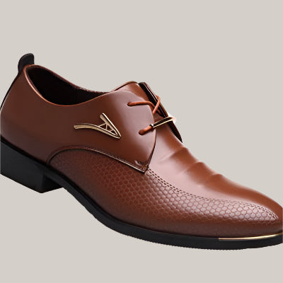 Oxford business dress shoes Brown