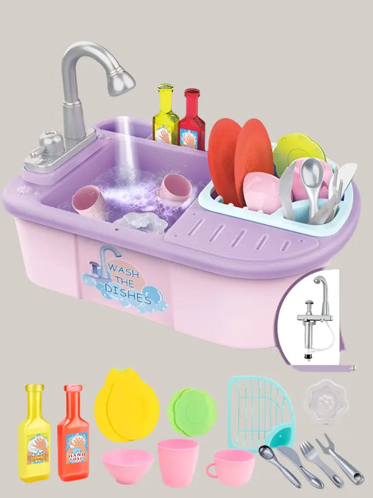 Dishwasher washing toys Pink Manual