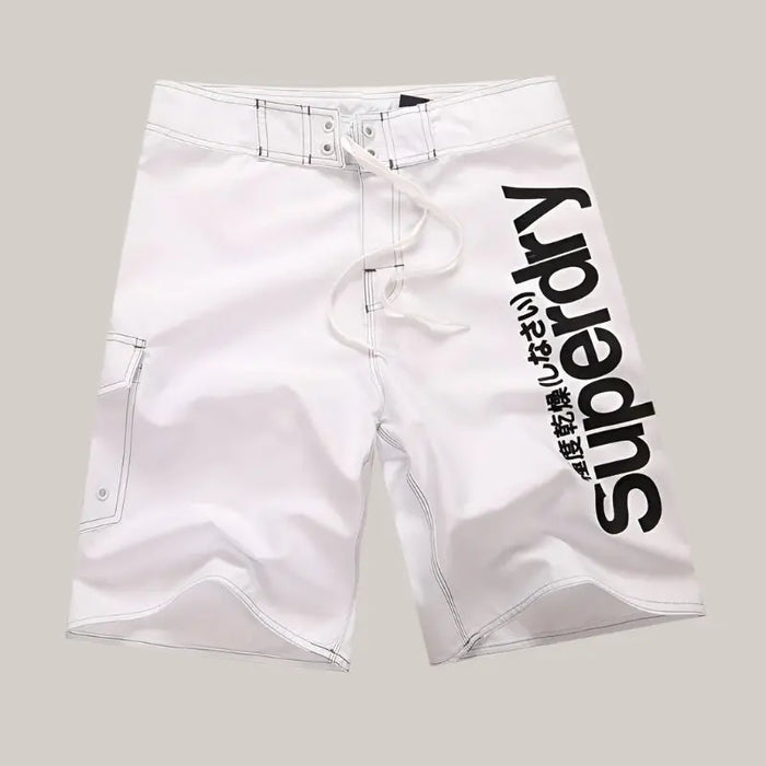 Men's beach shorts White