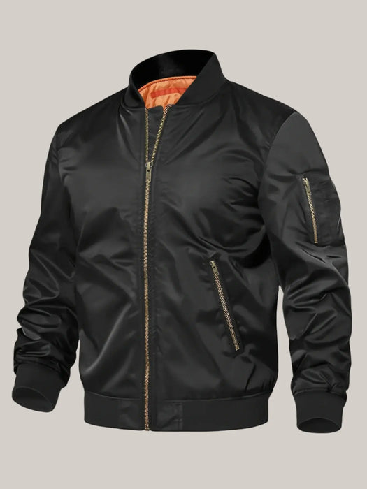 Loose Short Lapels Jacket Men Black