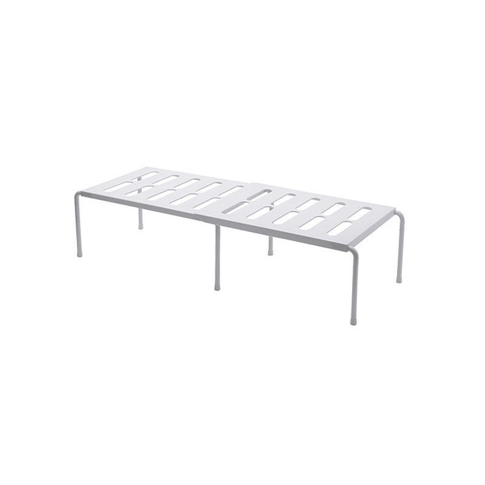 Telescopic kitchen rack kitchen supplies rack White