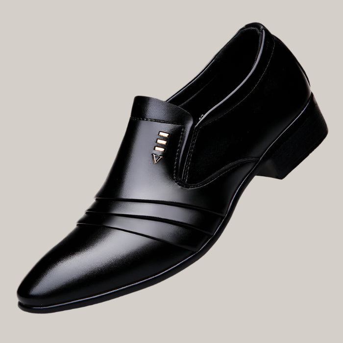 Business dress shoes classic dad shoes Black