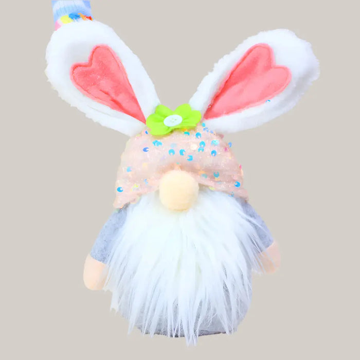 Easter Decoration Faceless Action Doll Gift Pink