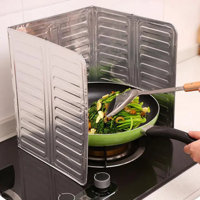 Kitchen Insulation Splash Baffle Silver