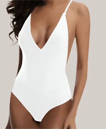 Women V Neck Swimwear YYB5