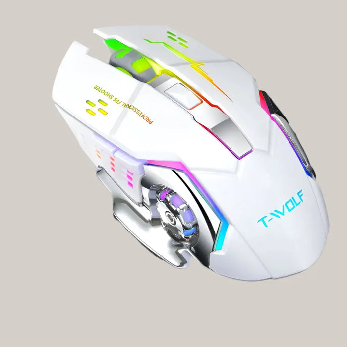 Wireless 2.4G USB Optical Gaming Mouse Pearl White USB