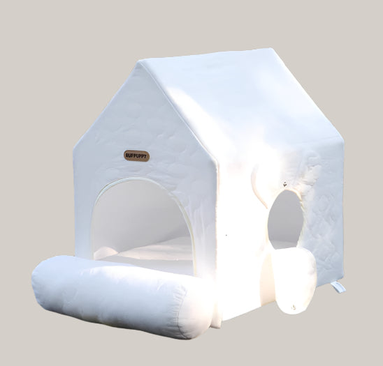 Cartoon Cute Four Seasons Universal Closed Dog Pet Room White 55X38X48cm