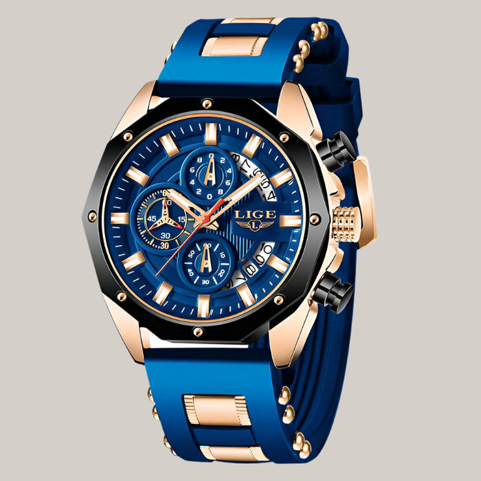 Luxury Silicone Watch Blue