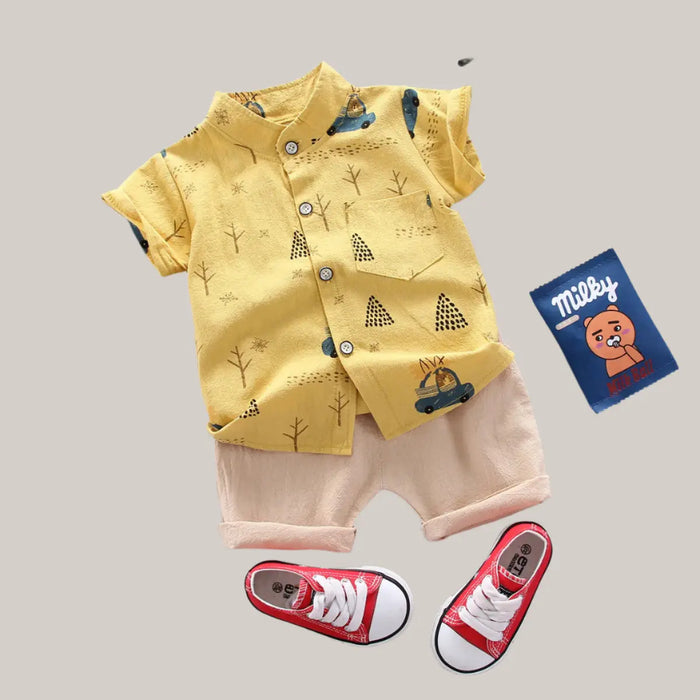 Children clothes set Yellow