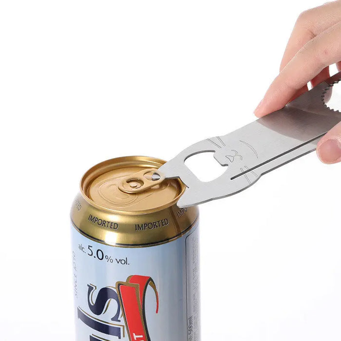 Kitchen Tool Multifunctional Corkscrew Steel color