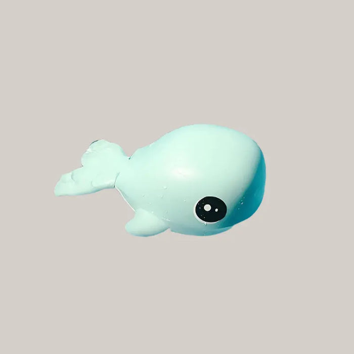 Children bathing toys Whale Light blue