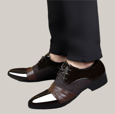 New men's business dress shoes Brown