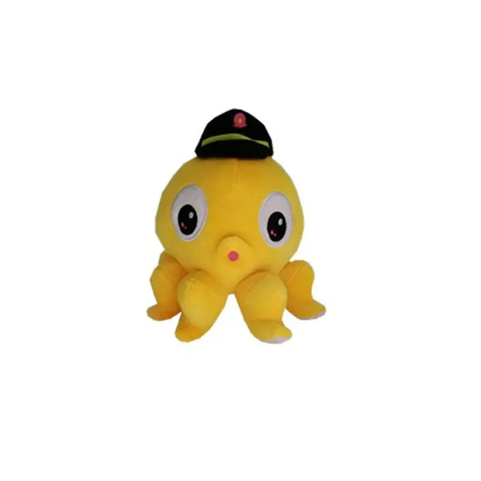 Cute Octopus Action Figure Plush Toy Doll Yellow