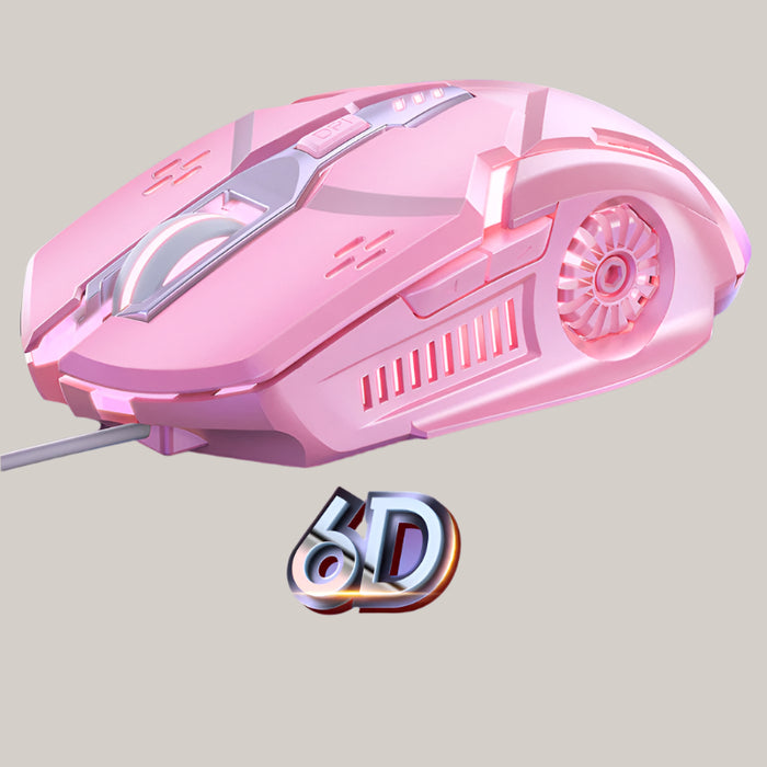 G5 Wired Gaming Mouse Pink