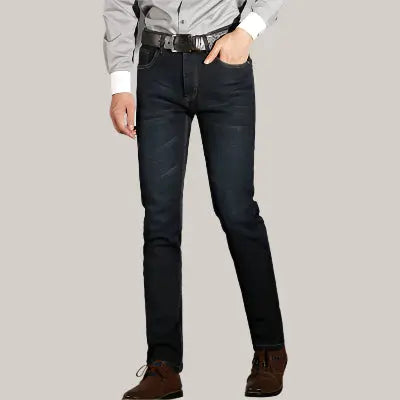Straight-leg jeans Black