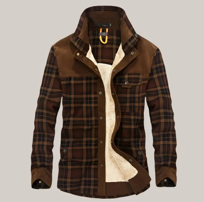 Winter Jacket Men Thicken Warm Coffee
