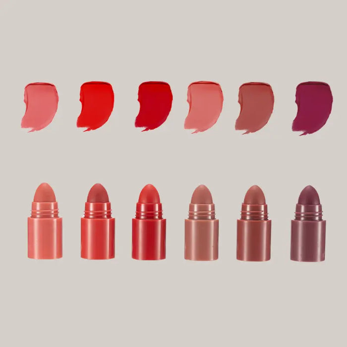 6 Sections Of Misty Velvet Show Color 6in1
