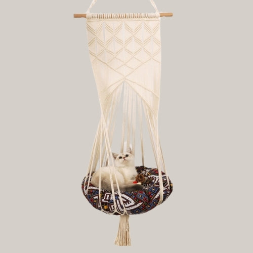 Pet Swing Cage Handmade Macrame Four Seasons Available