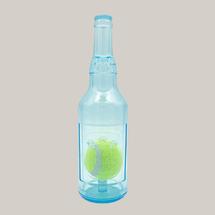 Water Bottle Dog Toy Blue