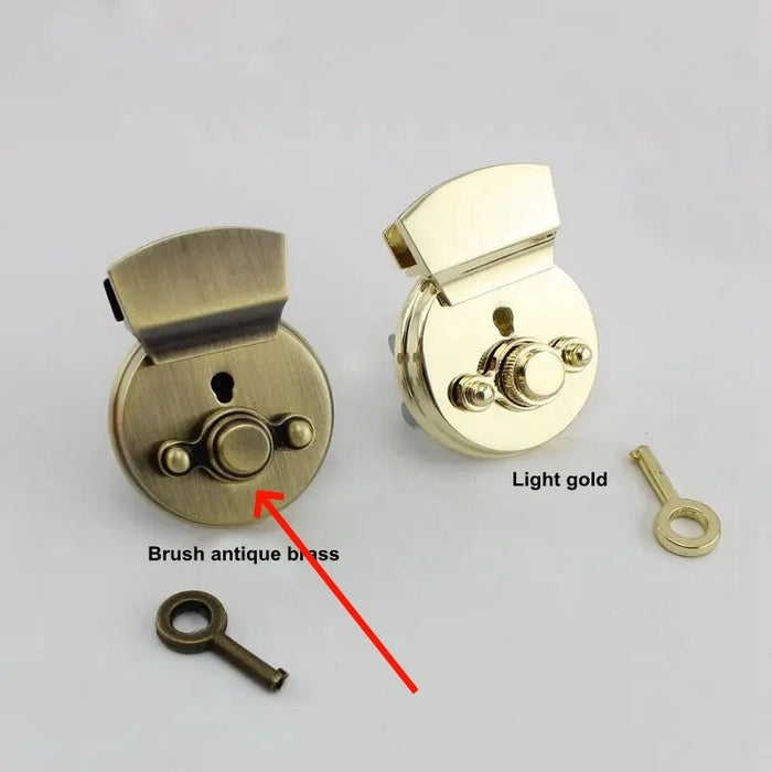 Box And Bag Hardware Lock Catch Accessories Bronze 10PCS