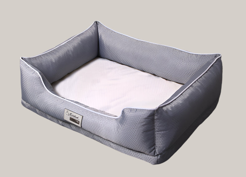 Removable Pet Litter Dog Beds Grey