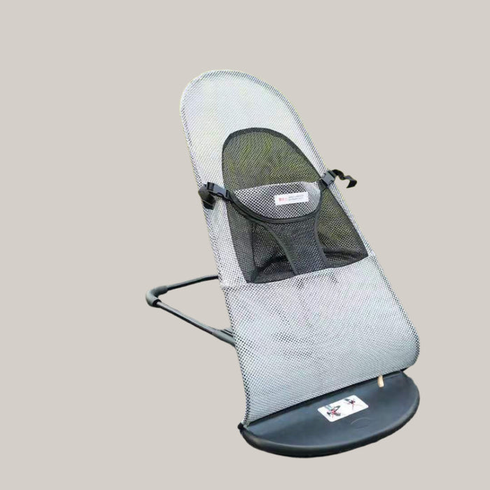 Portable Small Dog Rocking Bed Spring Recliner Single network grey