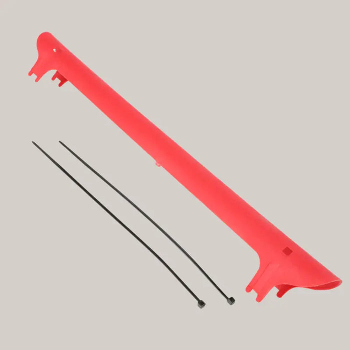 Bicycle Accessories Plastic Protection Chain Sticker Red 222x20x0.3mm