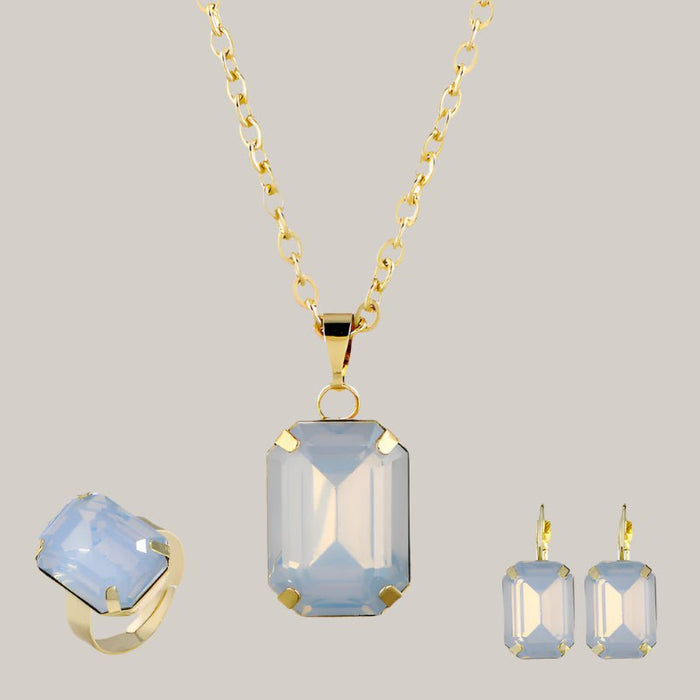European and American Bridal jewelry set Protein