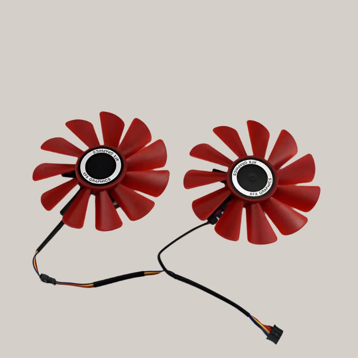Fan graphics card cooling fan Red