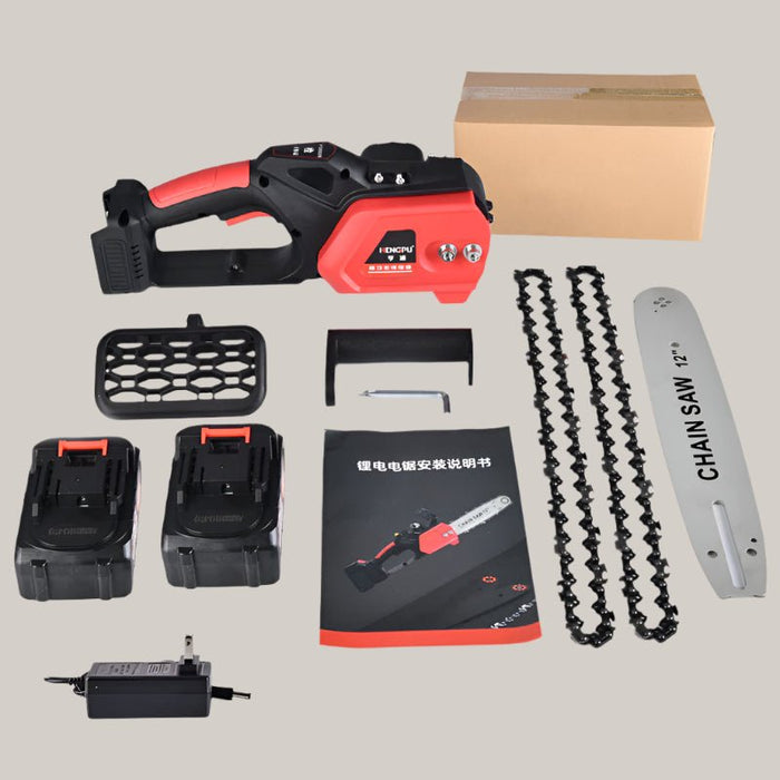 Hand-held Lithium Battery Chain Electric Saw 12 inch 2electric 1300 13