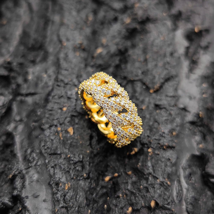 Hip Hop Ring Accessories for Men Gold