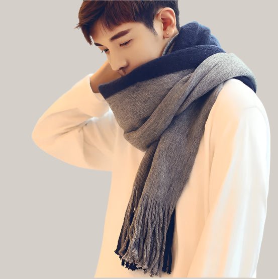 Men Scarves Can Match Colors Fashion