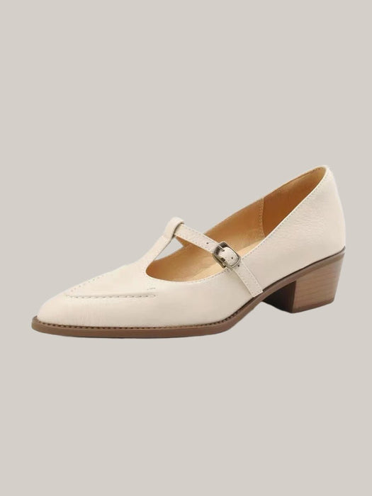 New French Retro Pointed Pumps Women