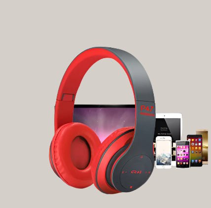 P47 wireless gaming headset Red
