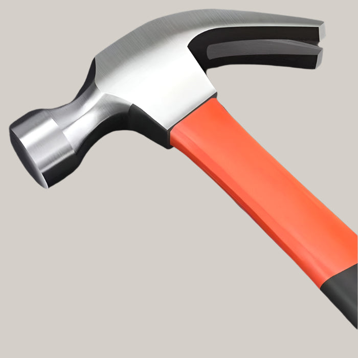 Plastic Claw Hammer 0.5KG Orange