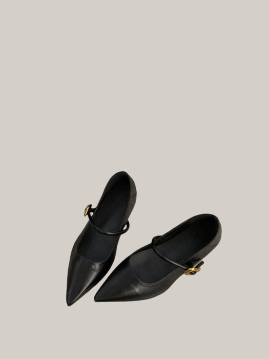 Pointed Toe Pumps Black