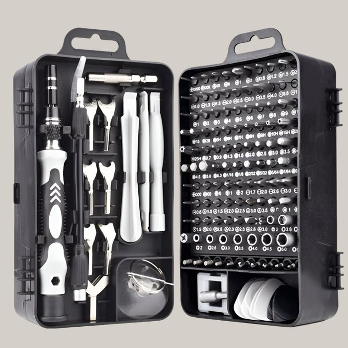 Screwdriver Tool Set Combination Repair Screwdriver Black gray 135in1