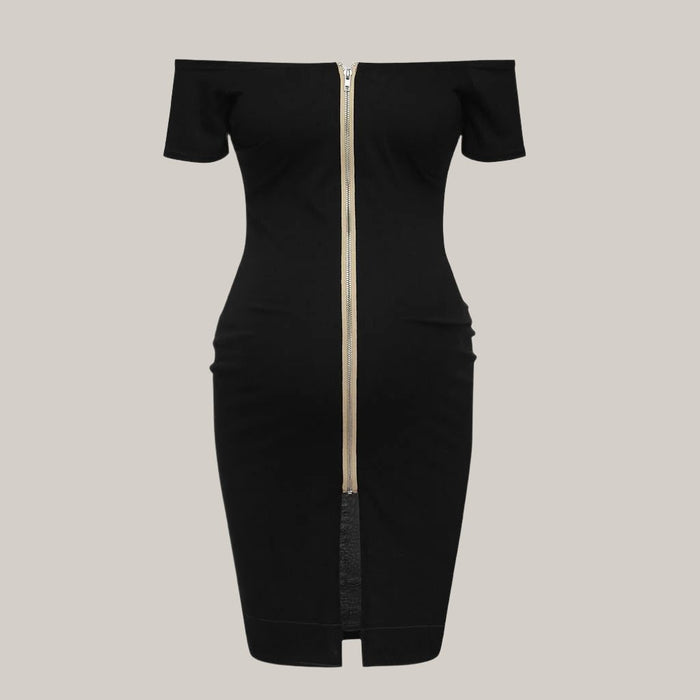 Women Pregnant Maternity Dress Black