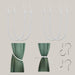 Modern Rope Curtain Tiebacks, Pair Z57